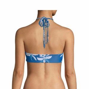 Mikoh Swim Mikoh Floral Blue Crochet Halter Miyako Bikini Set Poshmark